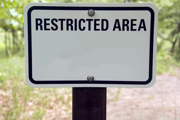 restricted access